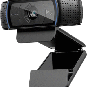 Logitech C920x HD Pro Webcam, Full HD 1080p/30fps Video Calling, Clear Stereo Audio, HD Light Correction, Works with Skype, Zoom, FaceTime, Hangouts, PC/Mac/Laptop/Macbook/Tablet - Black