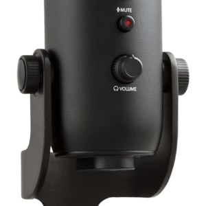 Logitech for Creators Blue Yeti USB Microphone for Gaming, Streaming, Podcasting, Twitch, YouTube, Discord, Recording for PC and Mac, 4 Polar Patterns, Studio Quality Sound, Plug & Play-Blackout